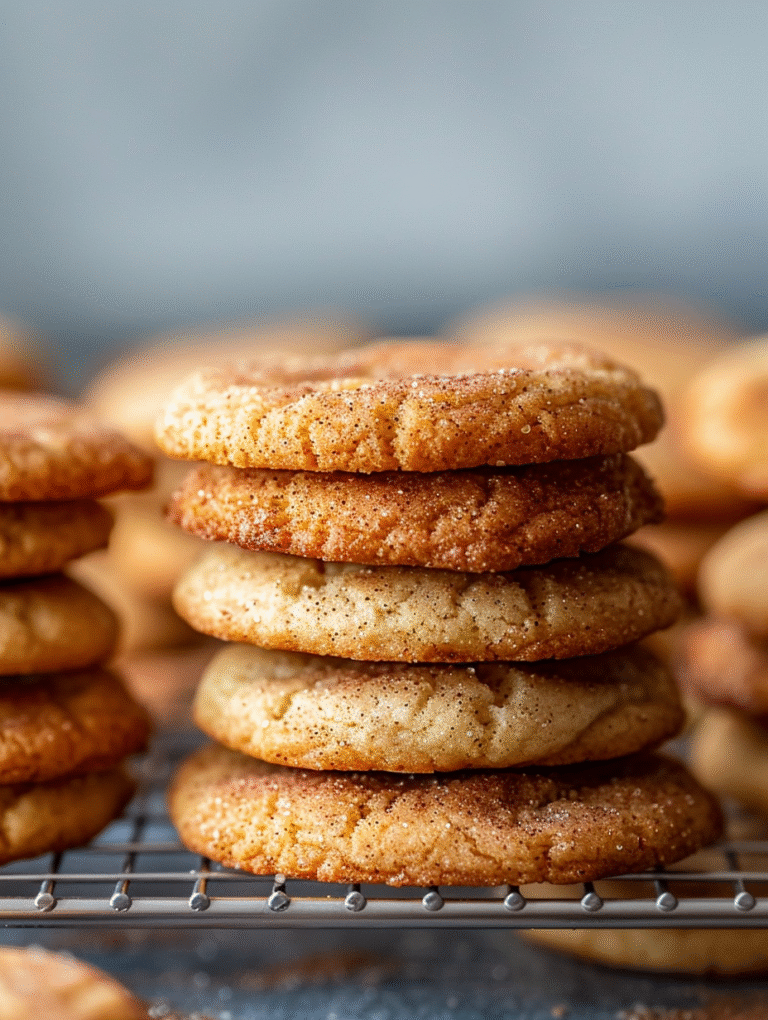 🍪 Classic Chewy Snickerdoodle Cookies (Soft, Sweet & Perfect Every Time)