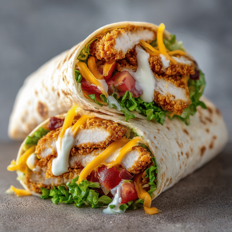 Crispy Chicken Wraps – The Ultimate Easy Meal for Crunch, Flavor & Convenience
