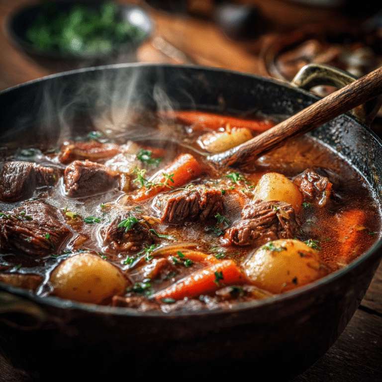Hearty One-Pot Stove Top Beef Stew (Classic Comfort Food)